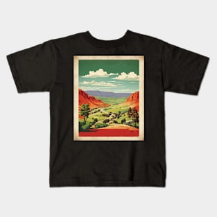 Goulburn Australia Vintage Travel Poster Tourism Art Kids T-Shirt